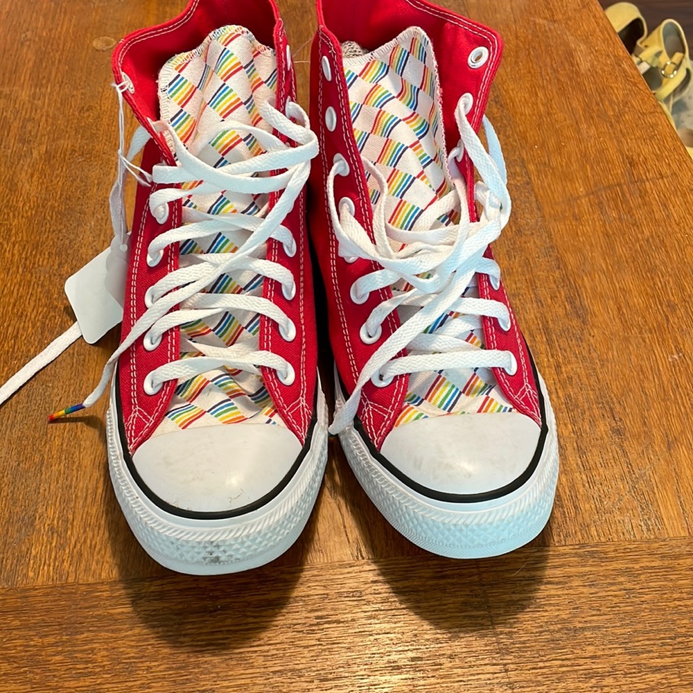 Converse pride hi-tops M10/W12